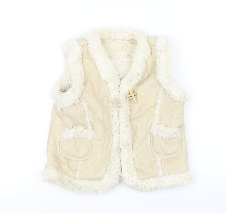 Mother care Girls White   Jacket  Size 6-7 Years