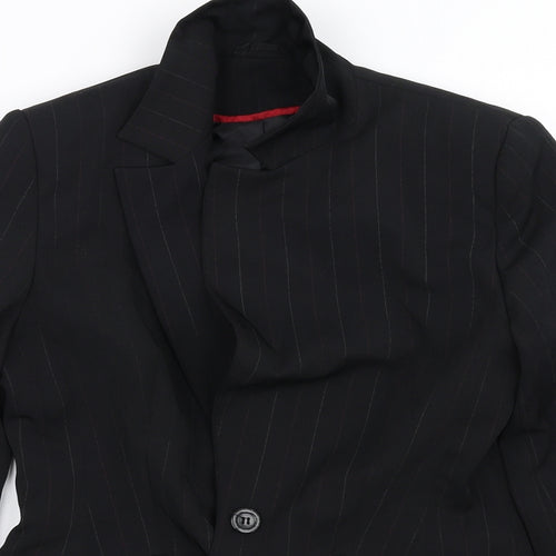 New Look Womens Black   Overcoat Coat Size 12