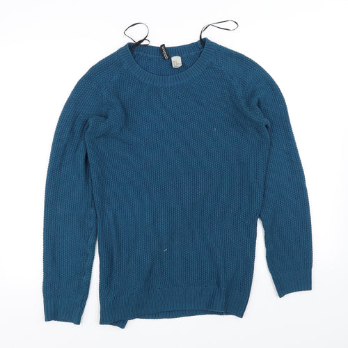 H&M Womens Blue   Pullover Jumper Size XS