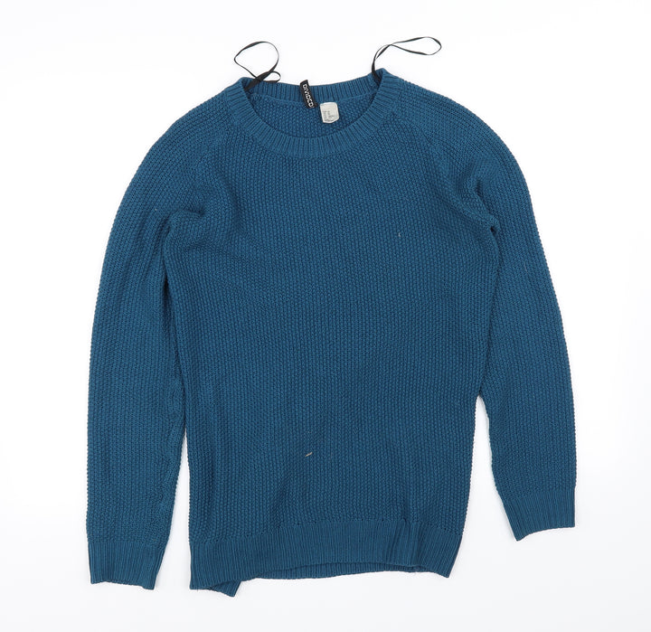 H&M Womens Blue   Pullover Jumper Size XS
