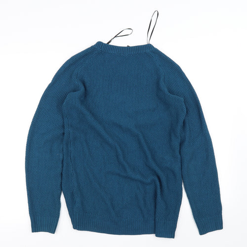 H&M Womens Blue   Pullover Jumper Size XS