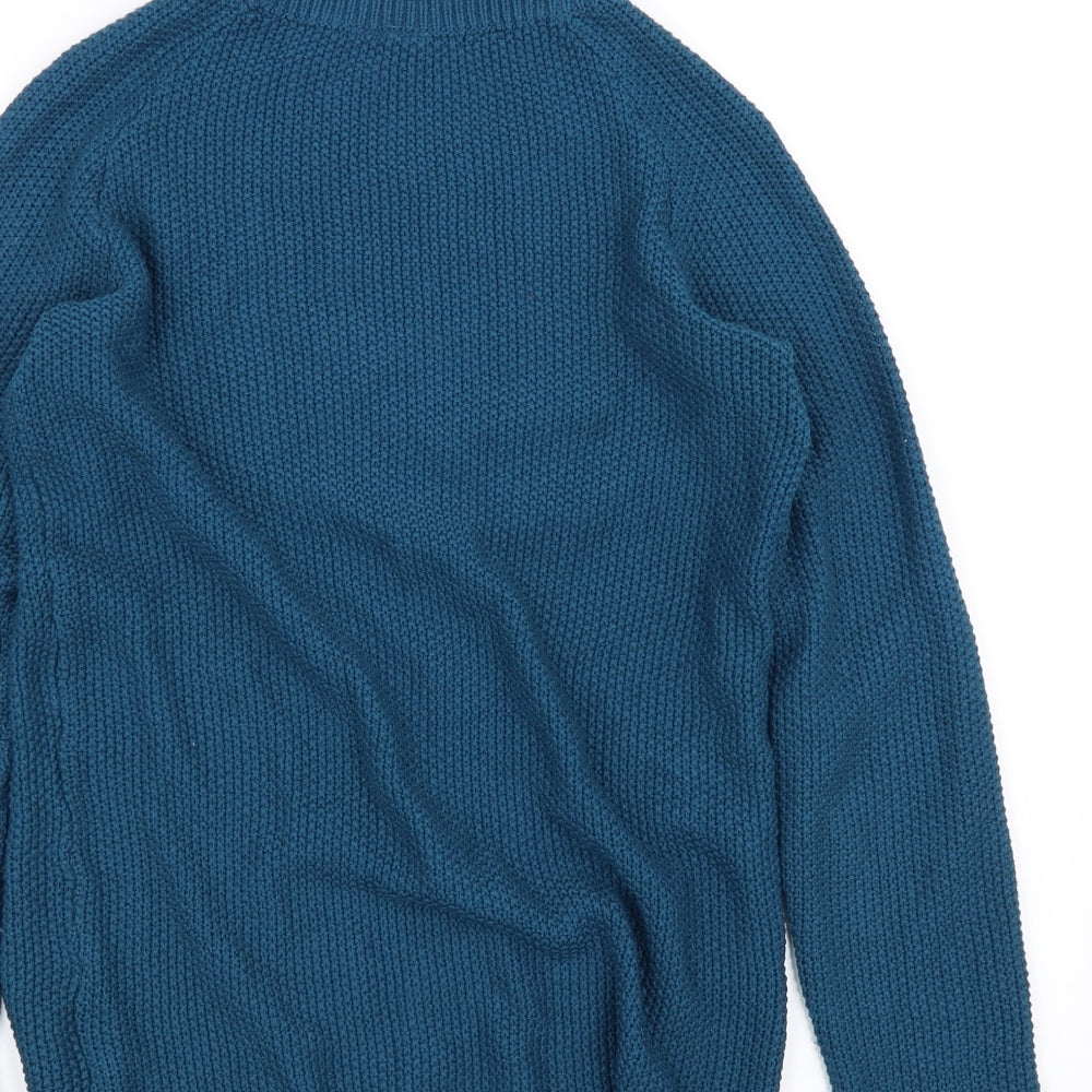 H&M Womens Blue   Pullover Jumper Size XS