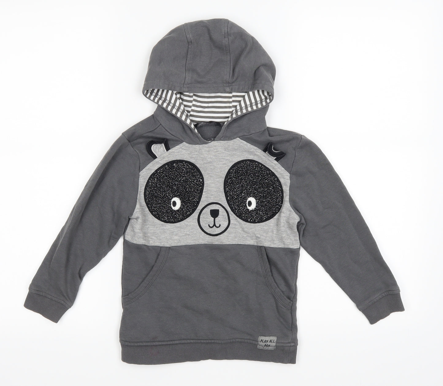 George Boys Grey   Pullover Hoodie Size 4-5 Years