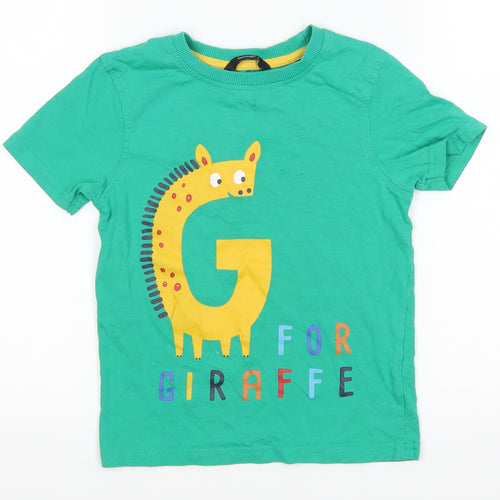 George Boys Green   Basic T-Shirt Size 5-6 Years