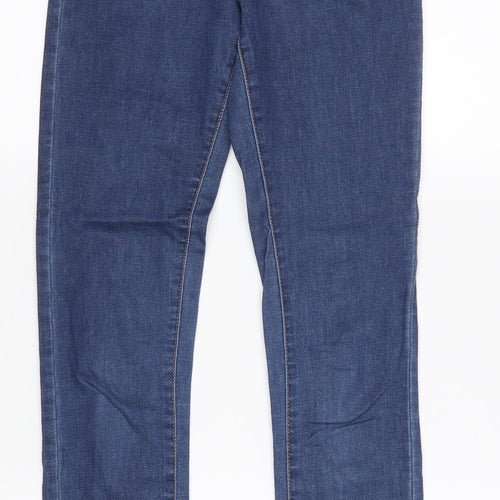 Denim & Co. Womens Blue   Straight Jeans Size 8 L29 in