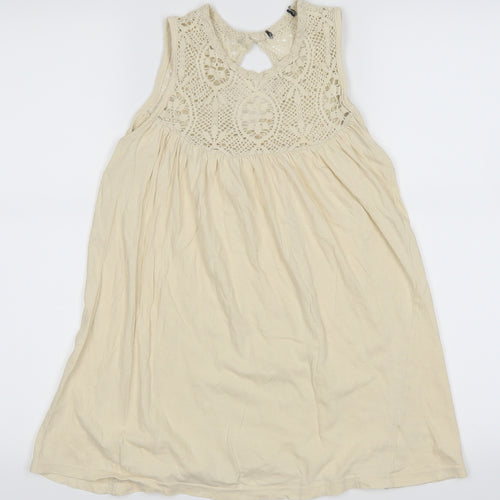Atmosphere Womens Beige   Basic Blouse Size 8