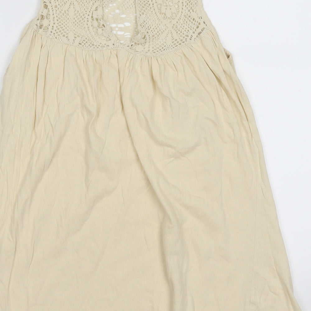 Atmosphere Womens Beige   Basic Blouse Size 8