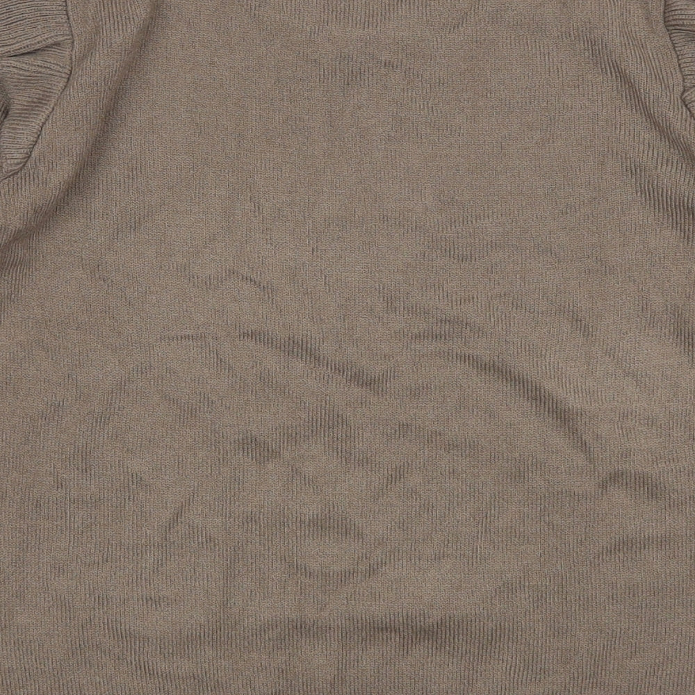 H&M Womens Brown   Pullover Jumper Size S