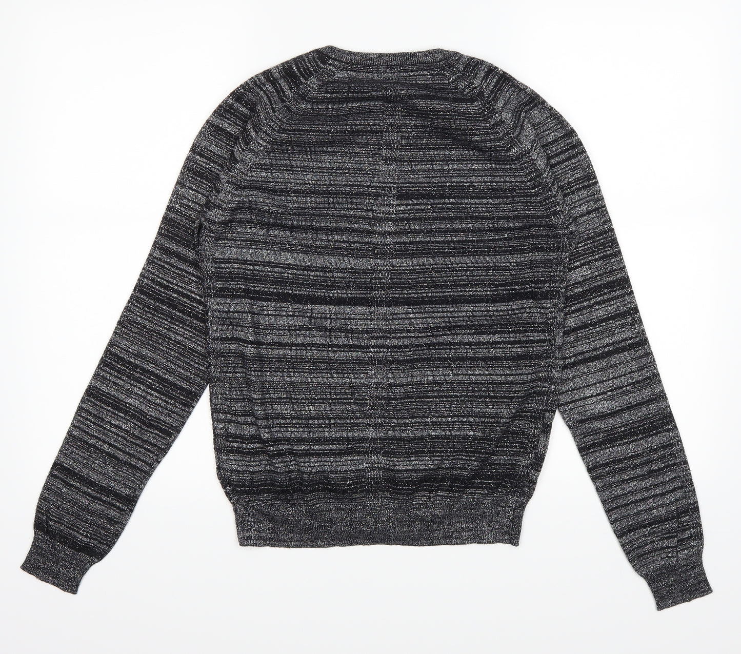 NEXT Womens Black   Cardigan Jumper Size 10  - Metalic