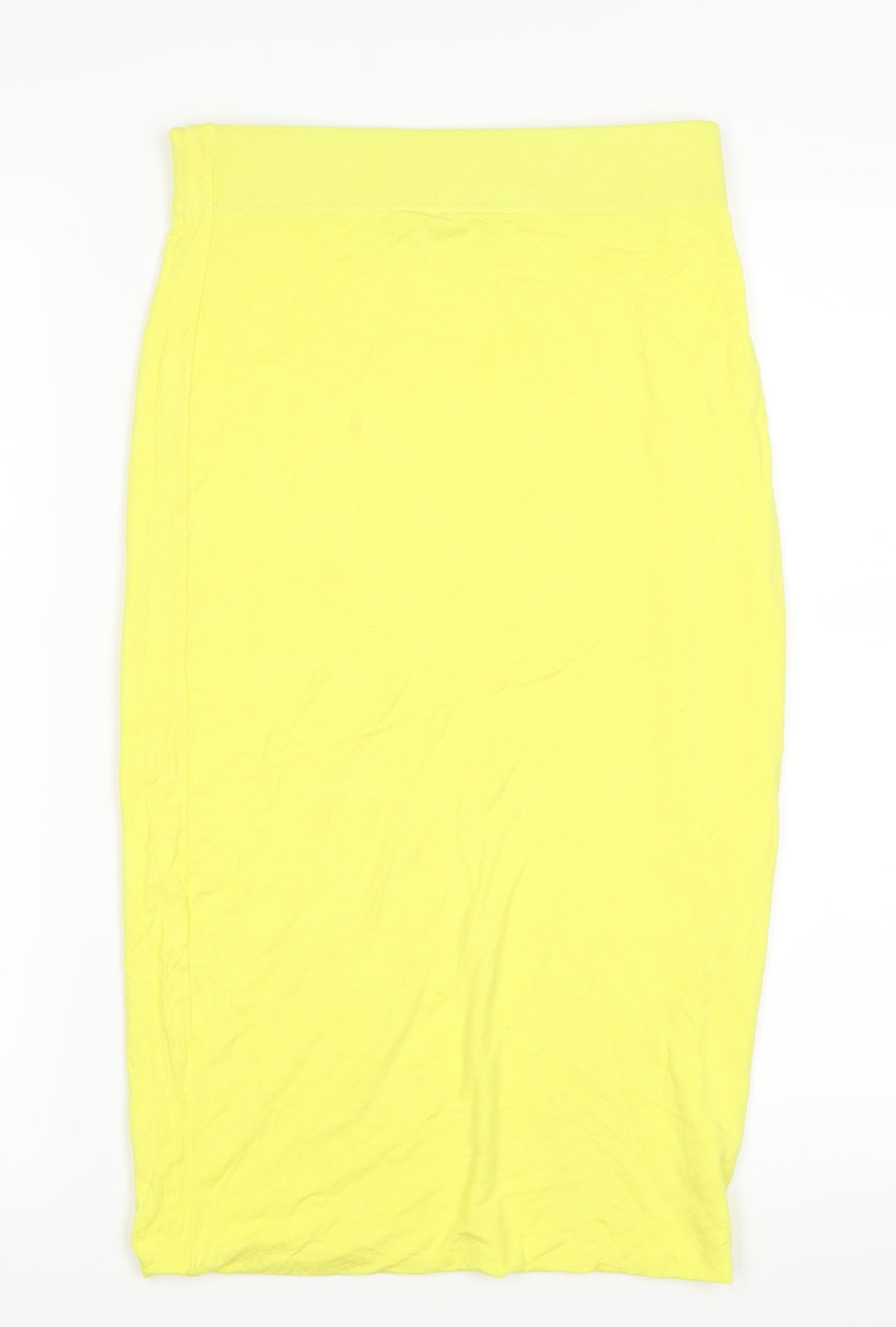 Boohoo Womens Yellow   A-Line Skirt Size 10