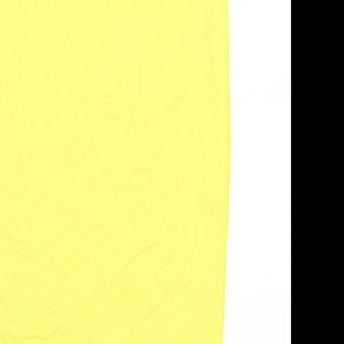 Boohoo Womens Yellow   A-Line Skirt Size 10