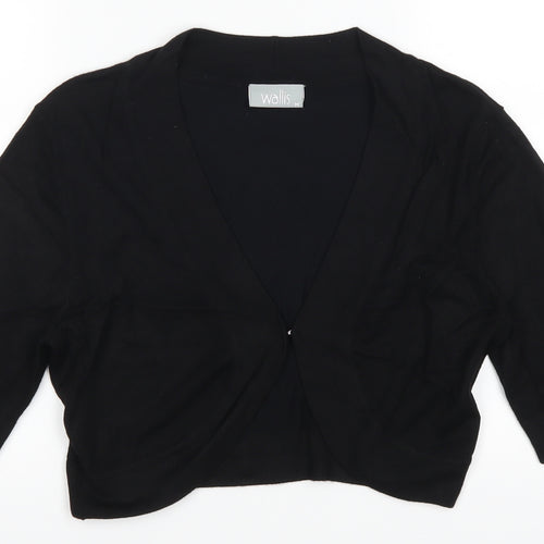 Wallis Womens Black   Cardigan Jumper Size M