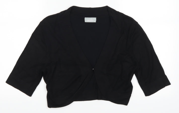 Wallis Womens Black Cardigan Jumper Size M