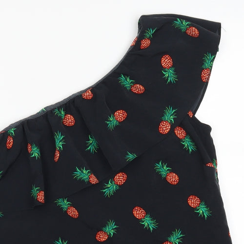 George Womens Black   Basic Blouse Size 14