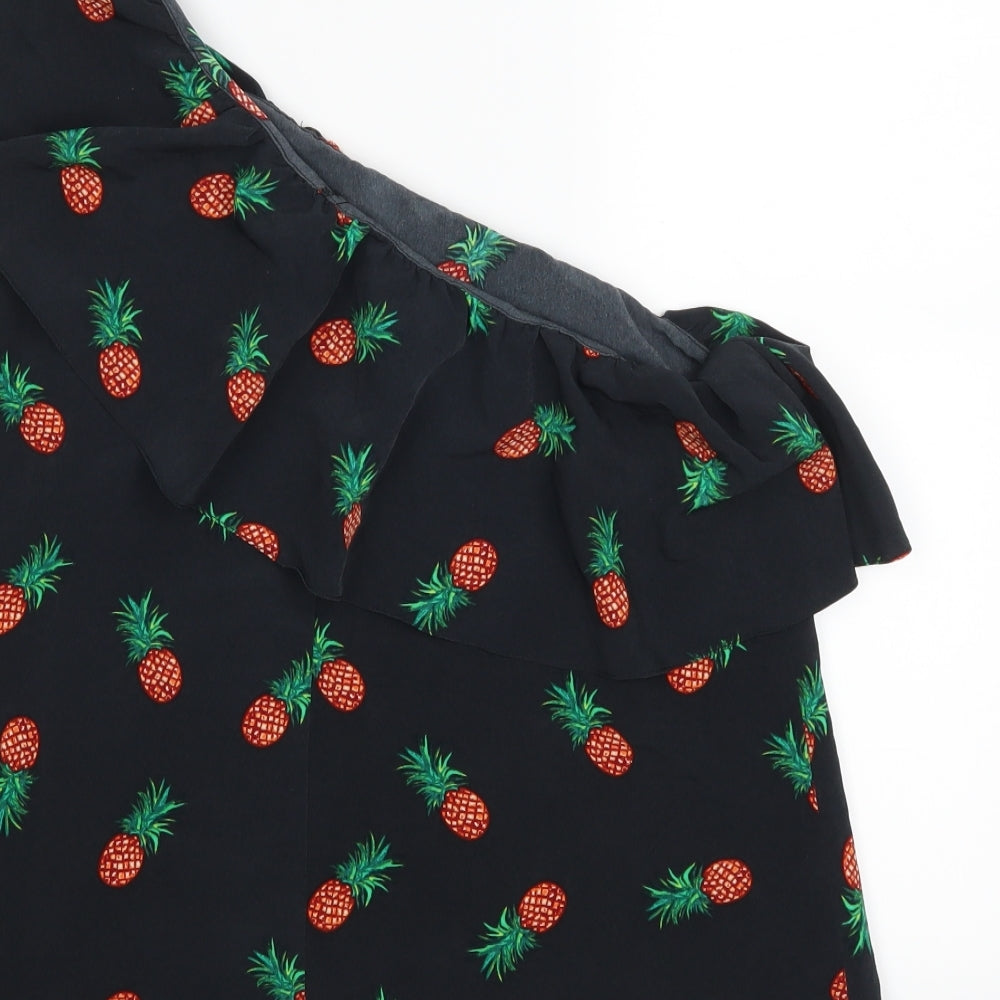 George Womens Black   Basic Blouse Size 14