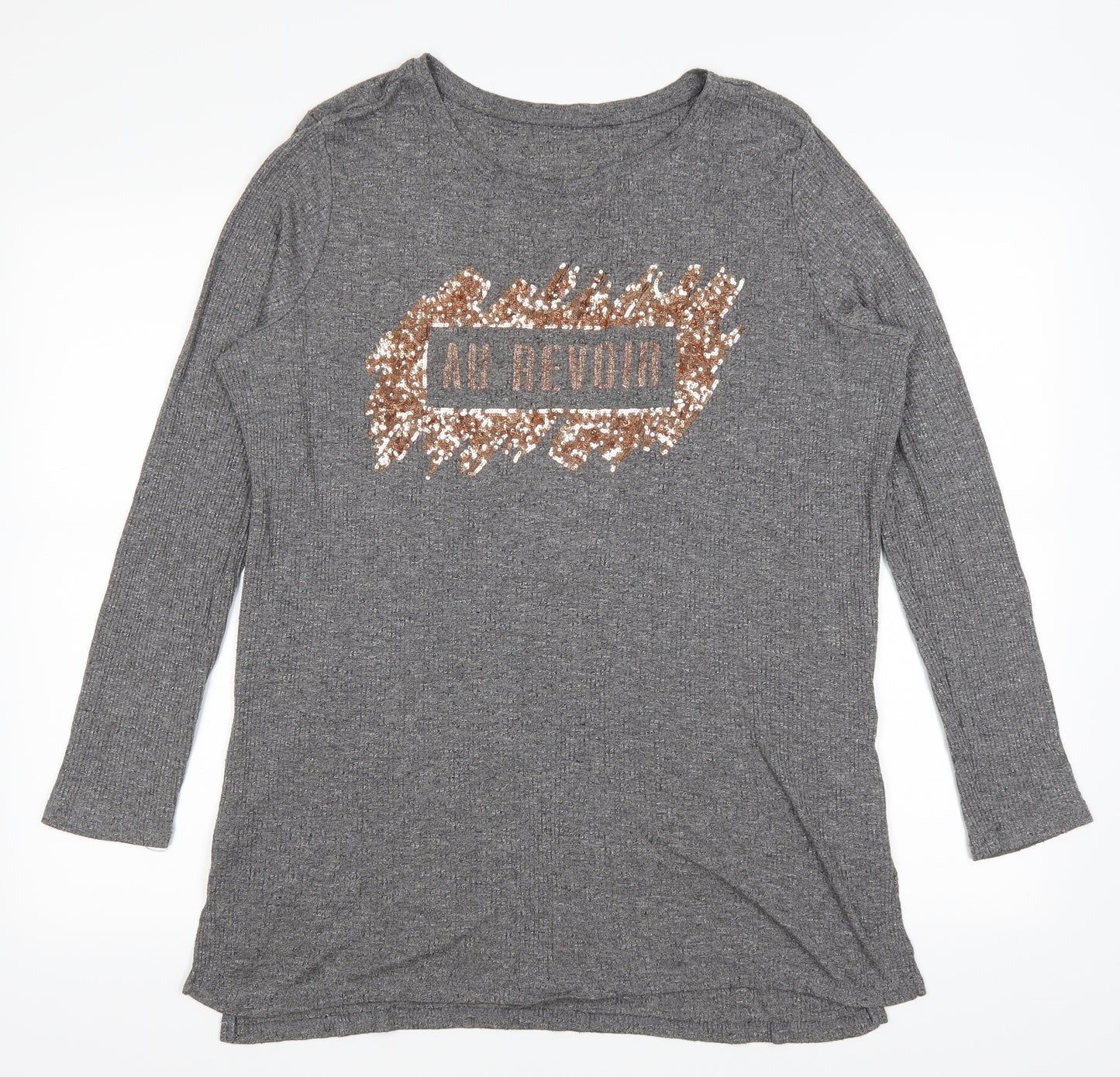 George Womens Grey   Basic T-Shirt Size 18