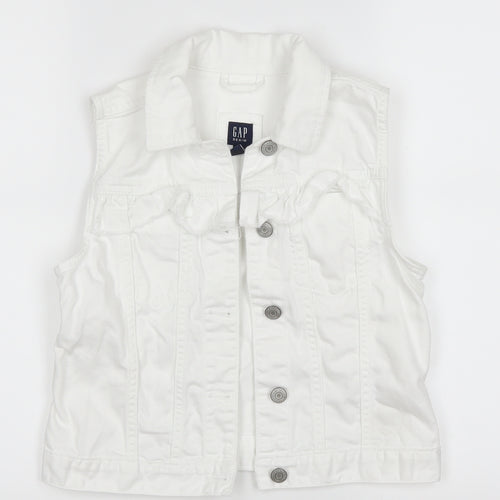 Gap Girls White   Jacket  Size XL