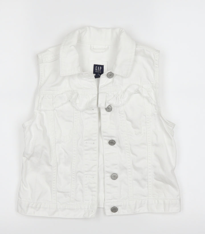 Gap Girls White Jacket Size XL