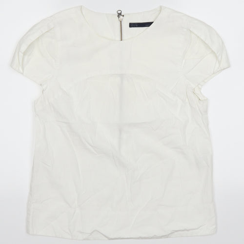 Zara Womens White   Basic  Size M