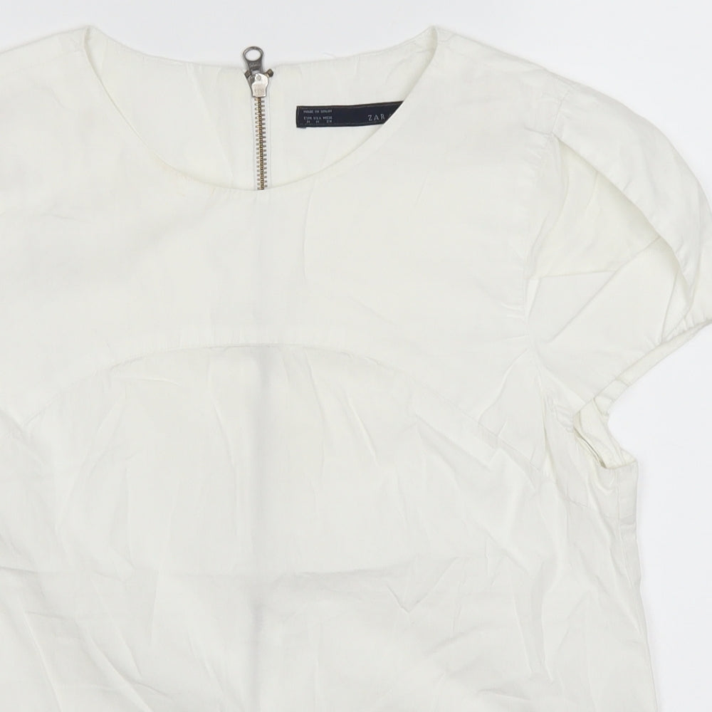 Zara Womens White   Basic  Size M