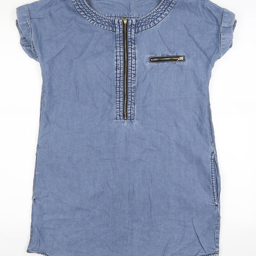 Uniqlo Womens Blue   Shirt Dress  Size XS