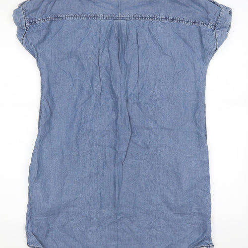 Uniqlo Womens Blue   Shirt Dress  Size XS