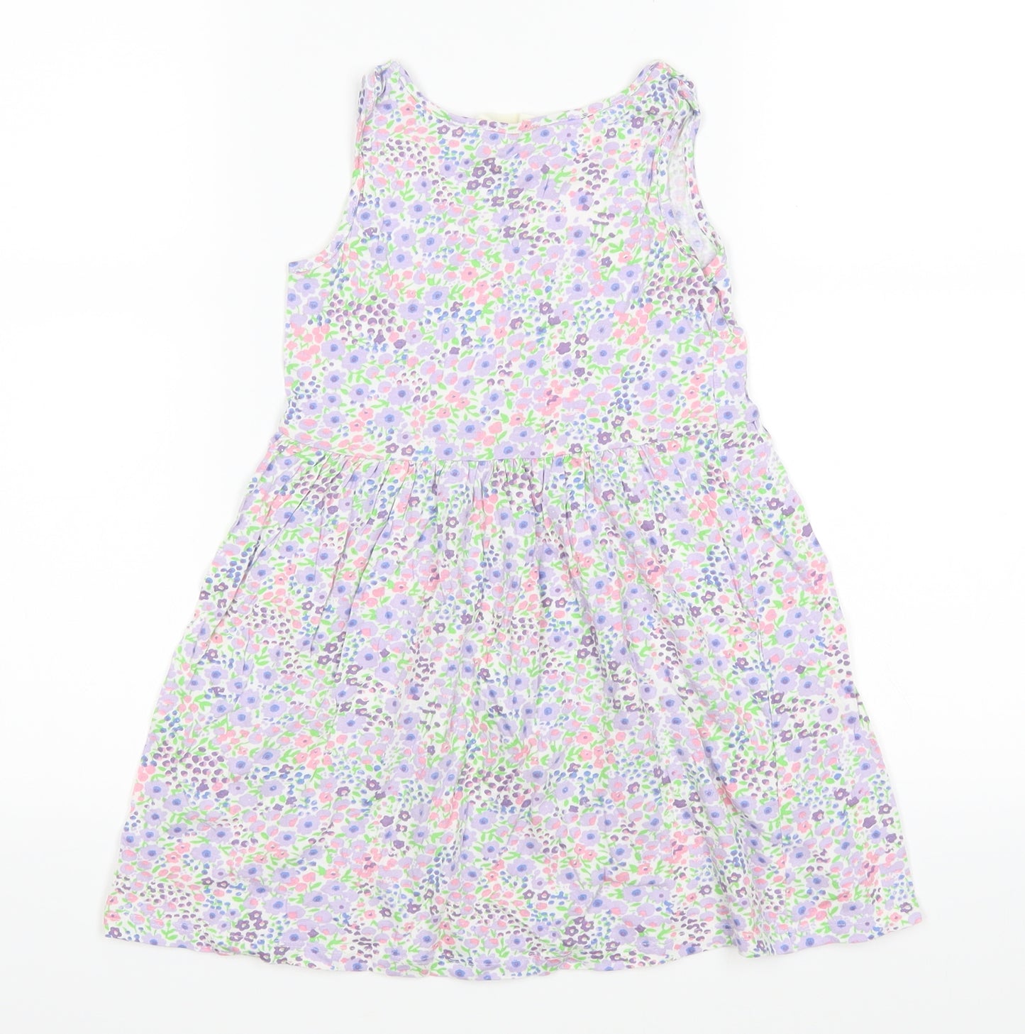 H&M Girls White Floral  A-Line  Size 4-5 Years