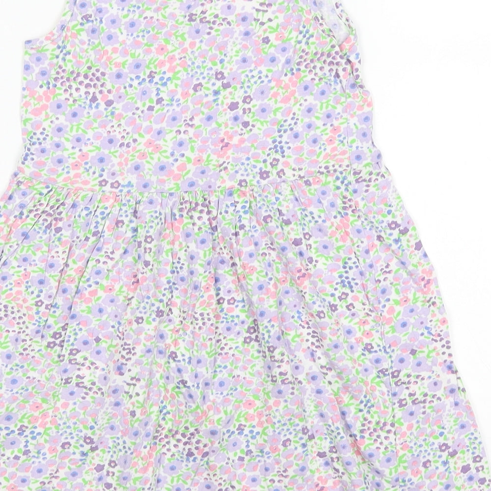 H&M Girls White Floral  A-Line  Size 4-5 Years