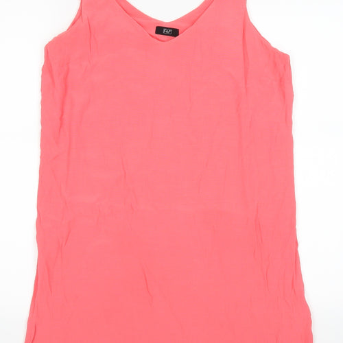 F&F` Womens Pink   Basic Tank Size 10
