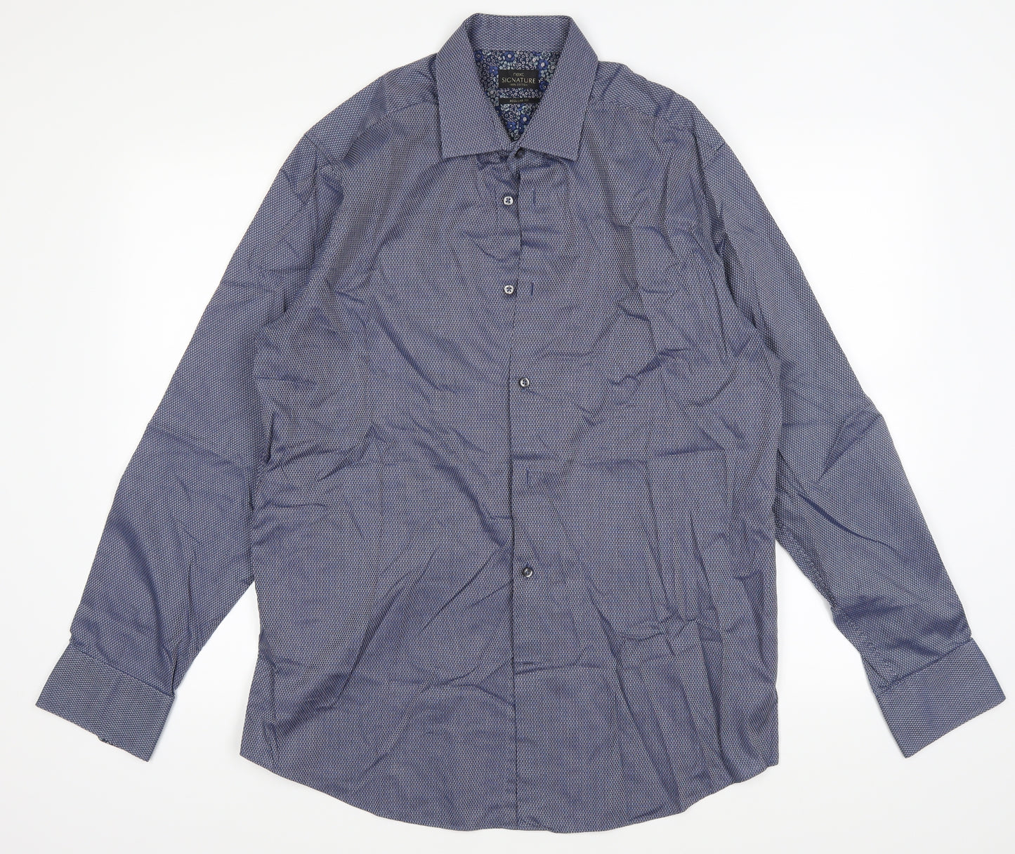 NEXT Mens Blue    Button-Up Size 42
