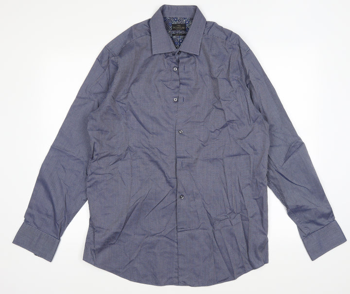 NEXT Mens Blue    Button-Up Size 42