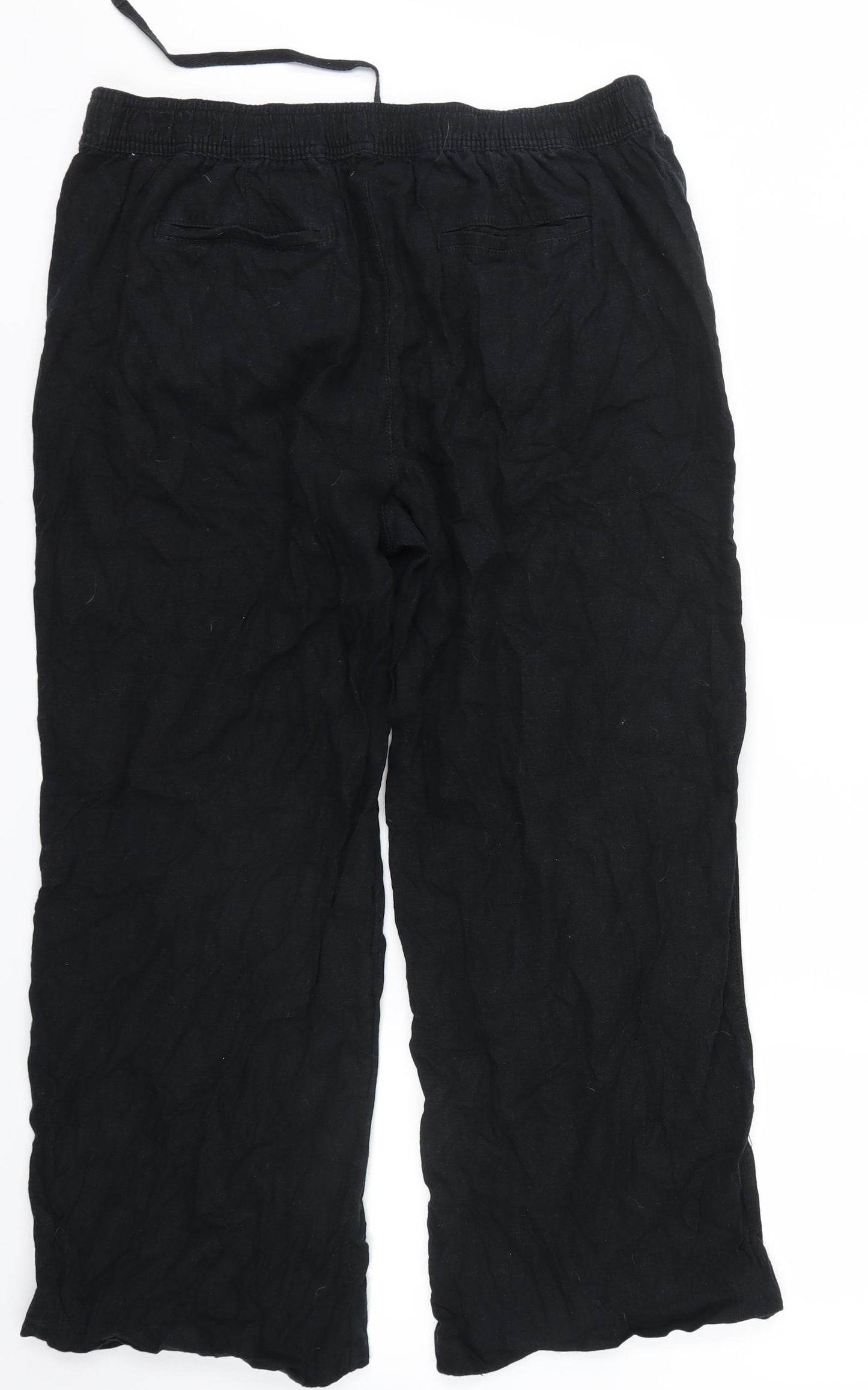 TU Womens Black   Trousers  Size 16 L23 in
