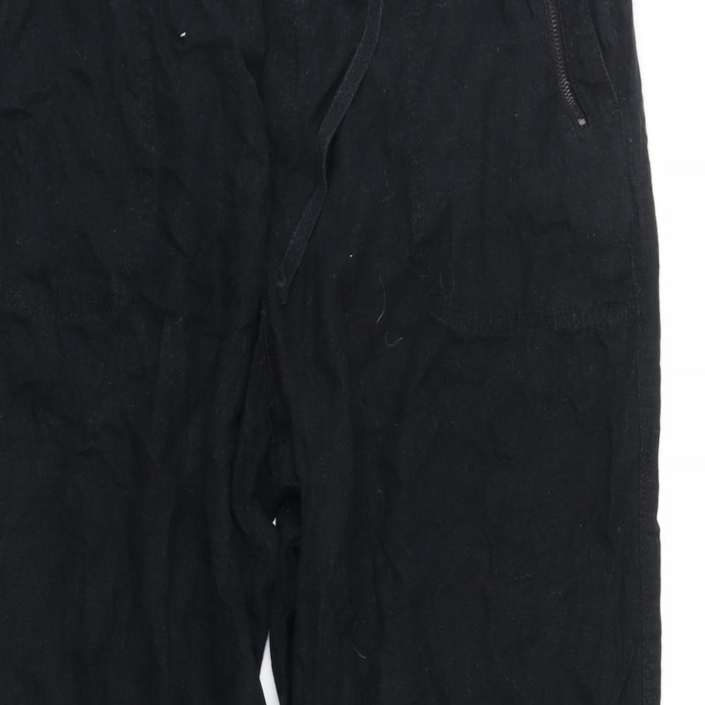 TU Womens Black   Trousers  Size 16 L23 in