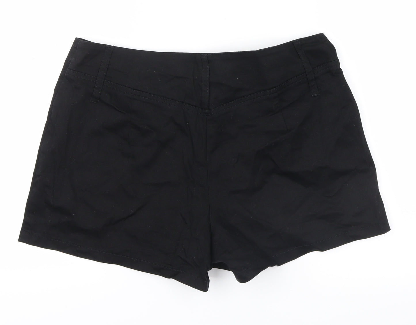For Women Womens Black   Cargo Shorts Size 16