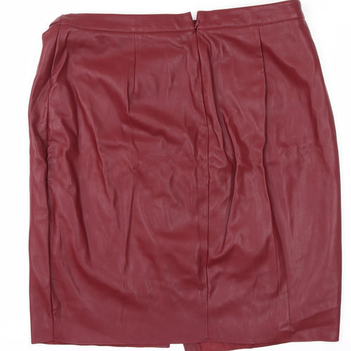 River Island Womens Red   Peasant Skirt Size 16