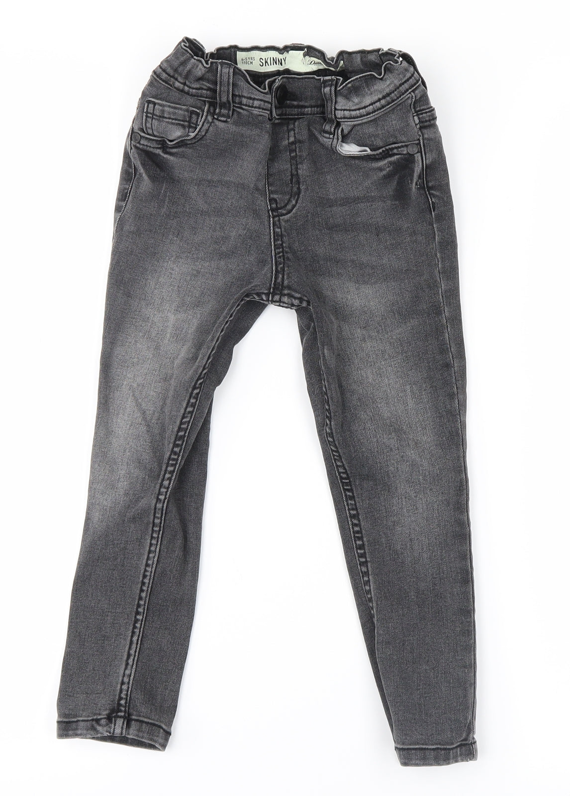 DENIM CO Boys Grey  Denim Straight Jeans Size 4-5 Years