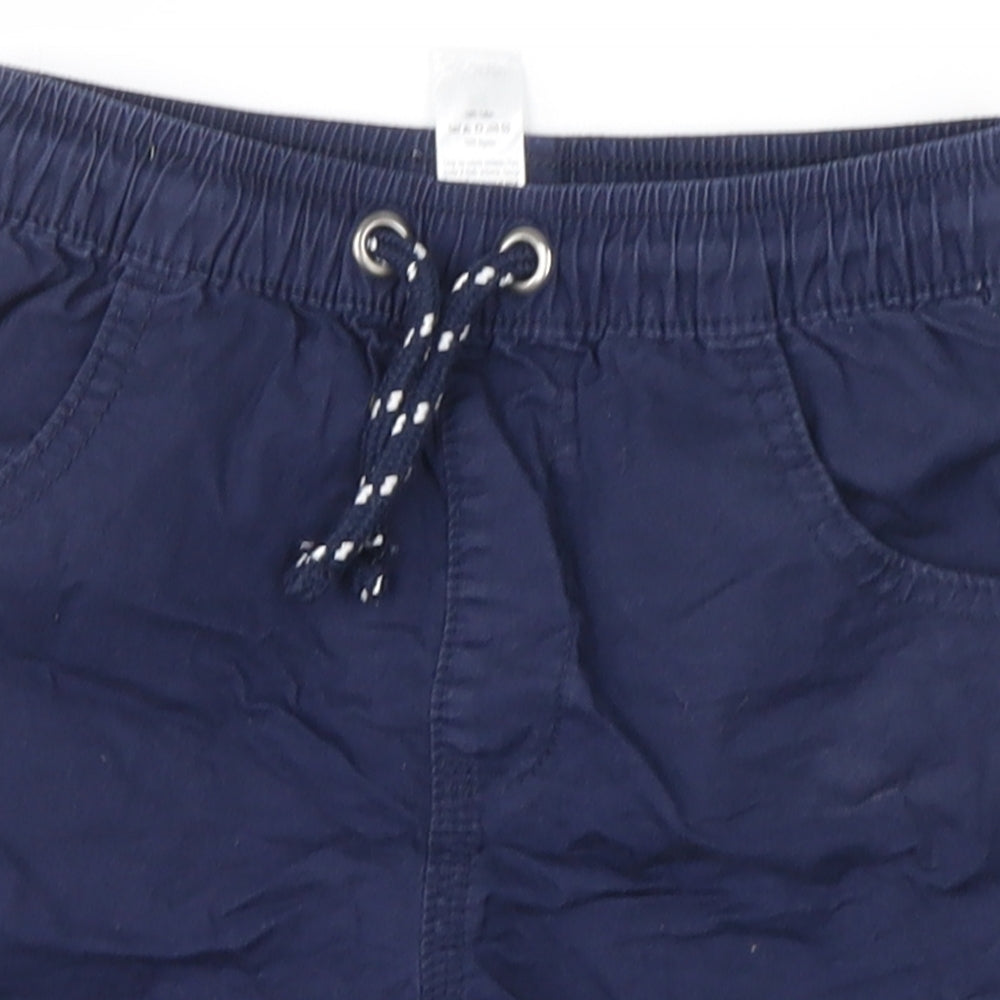 George Boys Blue   Cargo Shorts Size 4-5 Years