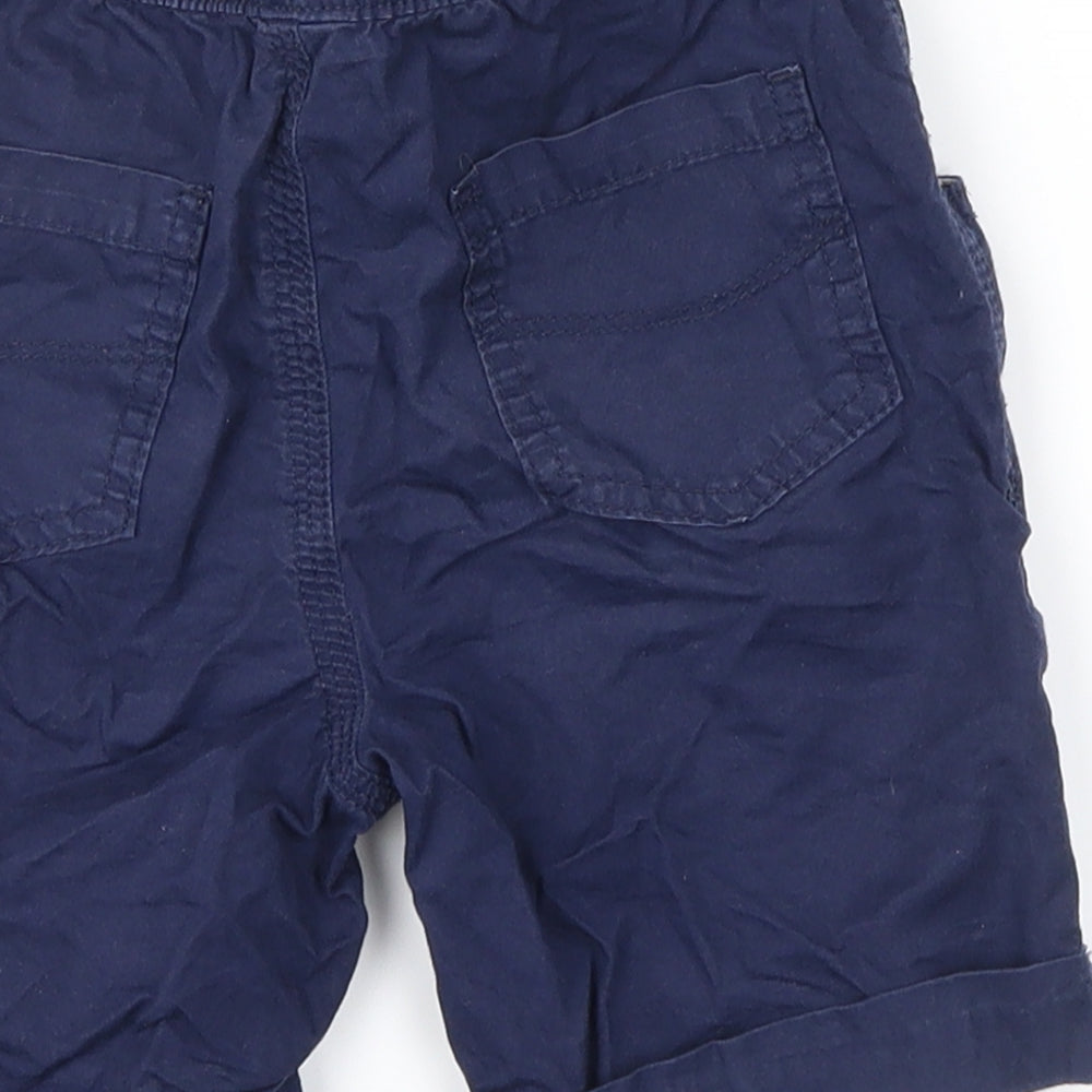 George Boys Blue   Cargo Shorts Size 4-5 Years