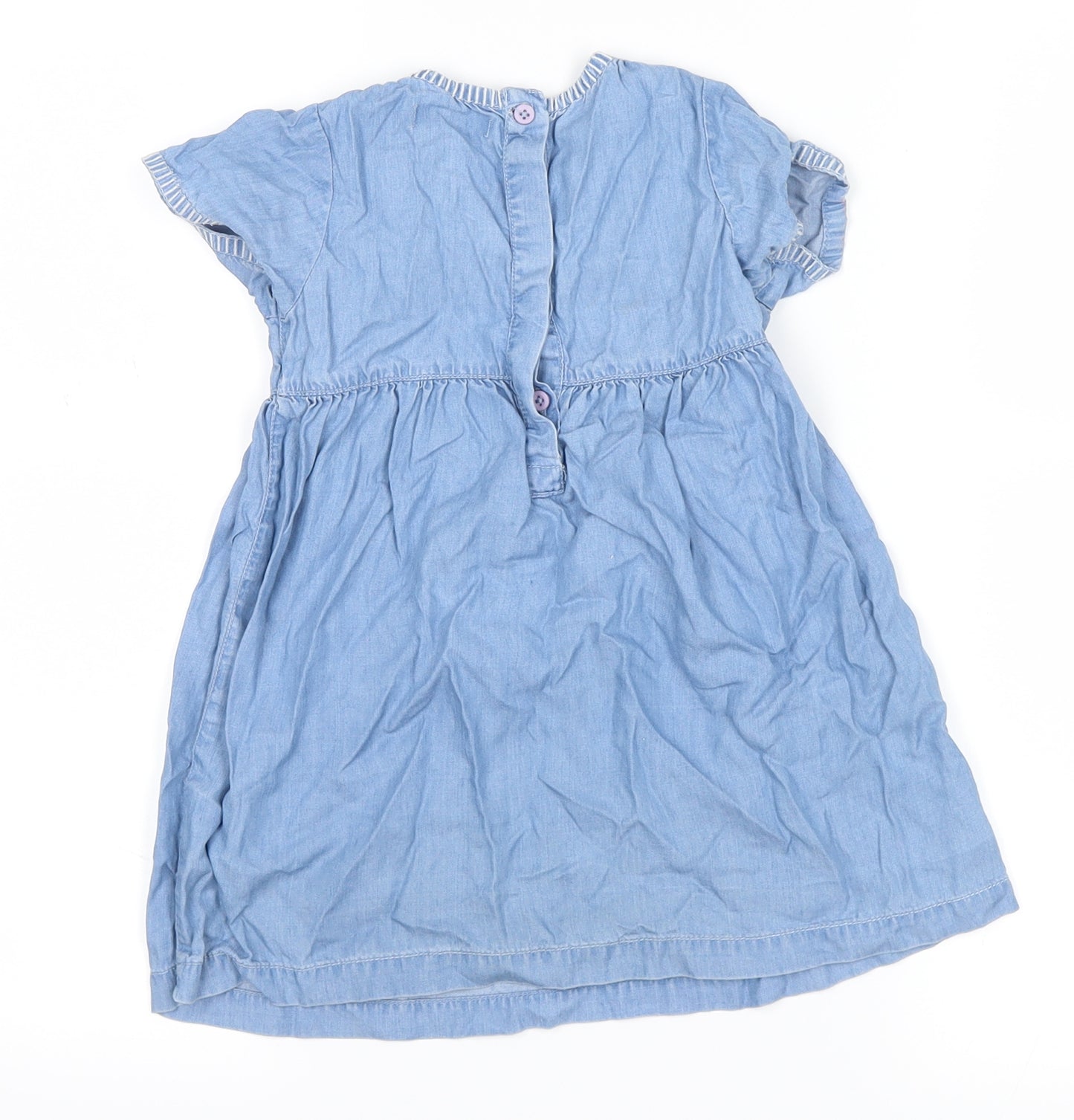Very Girls Blue   T-Shirt Dress  Size 2-3 Years
