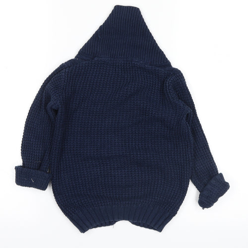 Ben Sherman Boys Blue   Cardigan Jumper Size 3-4 Years