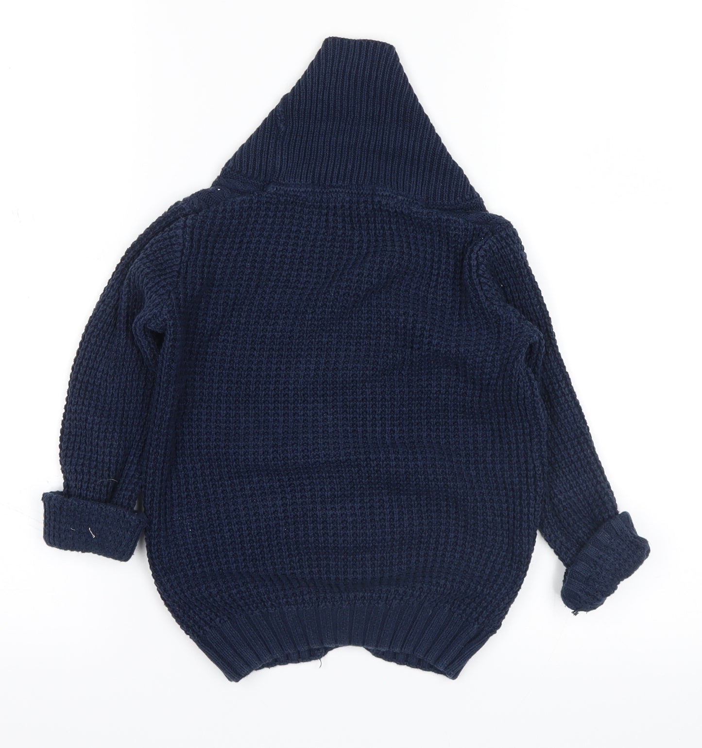 Ben Sherman Boys Blue   Cardigan Jumper Size 3-4 Years