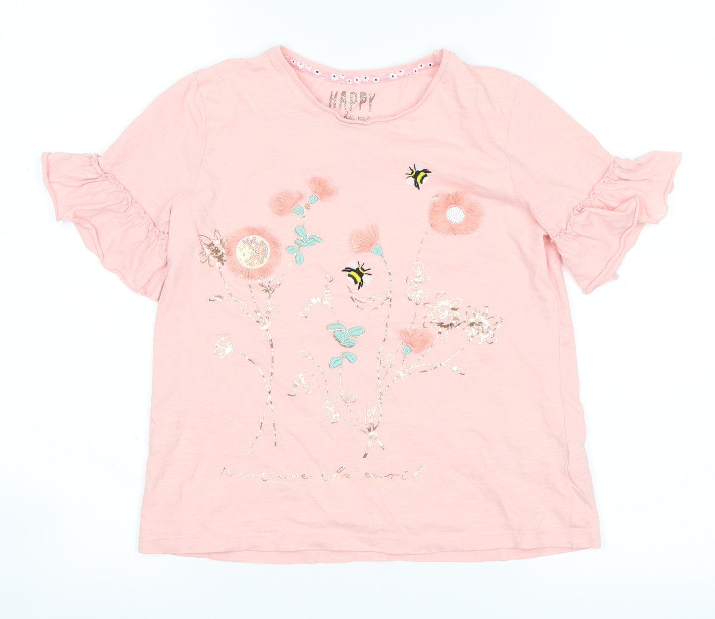 F&F Girls Pink   Basic Blouse Size 9-10 Years  - NURTURE THE EARTH