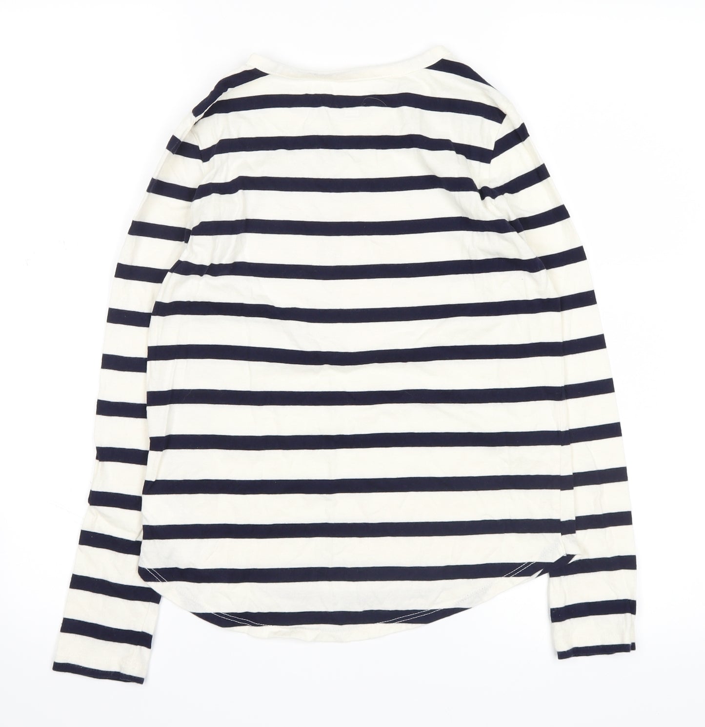 Gap Girls Blue Striped  Basic Casual Size L  - heart