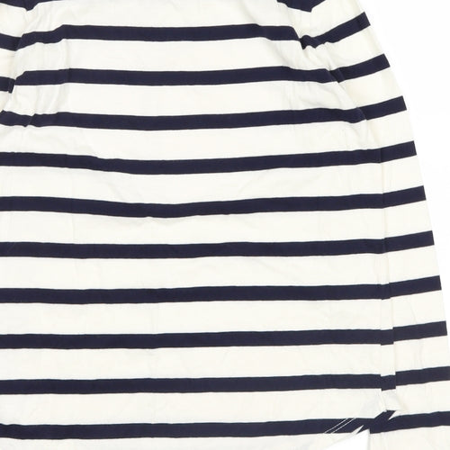 Gap Girls Blue Striped  Basic Casual Size L  - heart