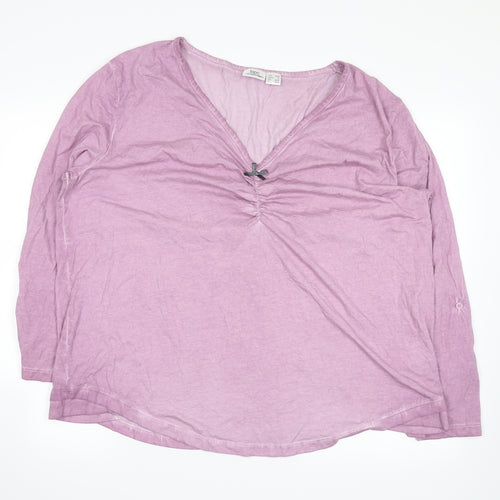 bpc Womens Purple   Babydoll Pyjama Top Size XL