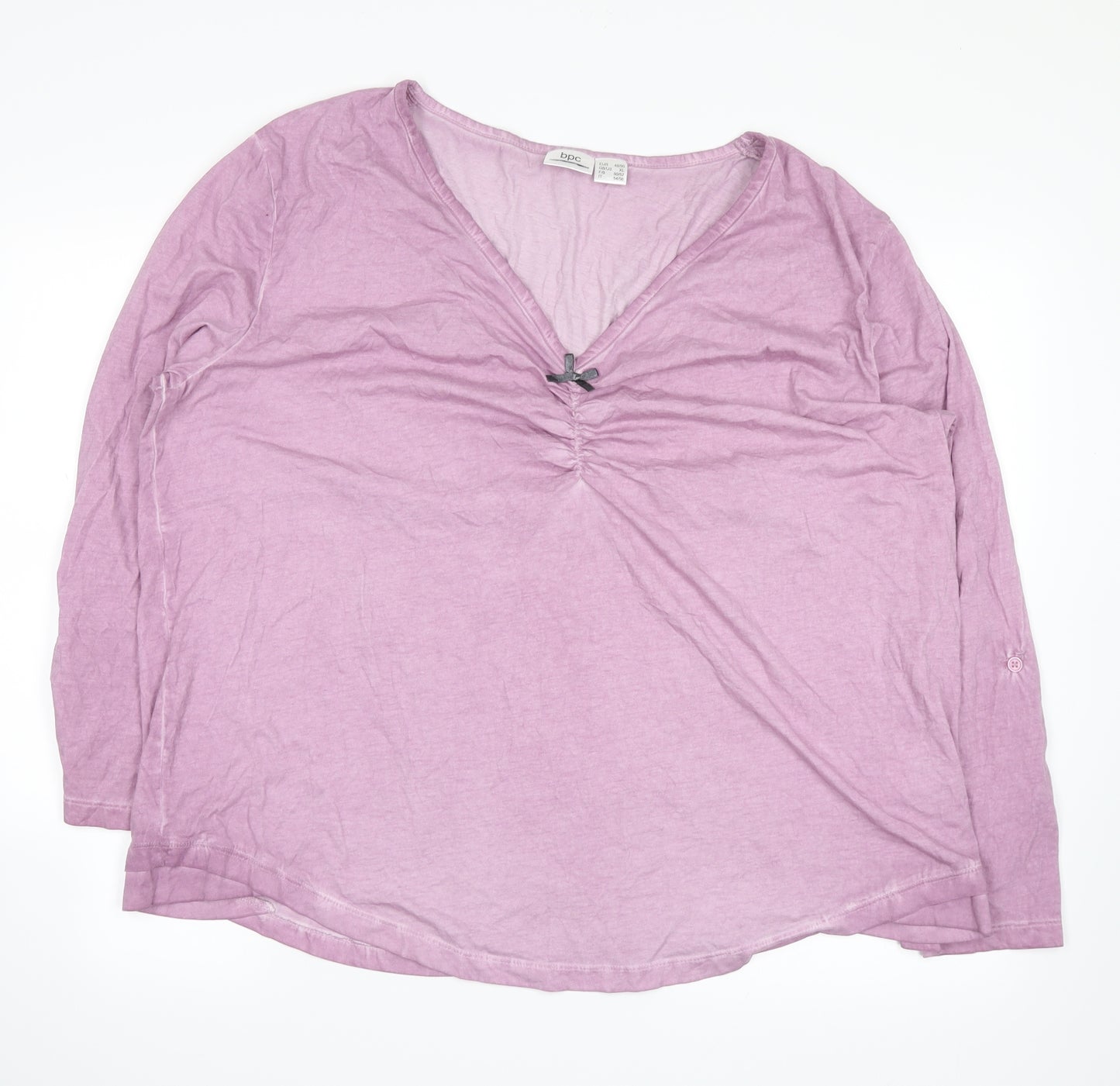 bpc Womens Purple   Babydoll Pyjama Top Size XL