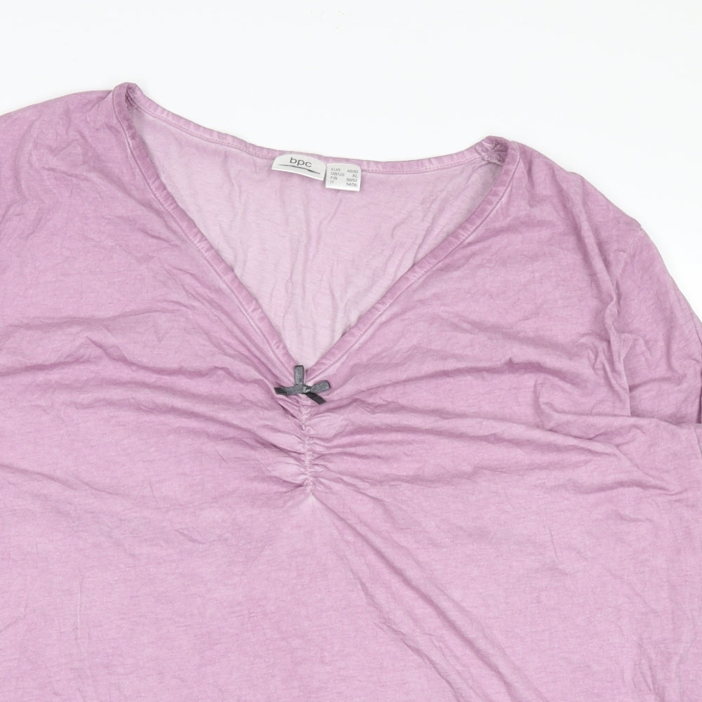 bpc Womens Purple   Babydoll Pyjama Top Size XL