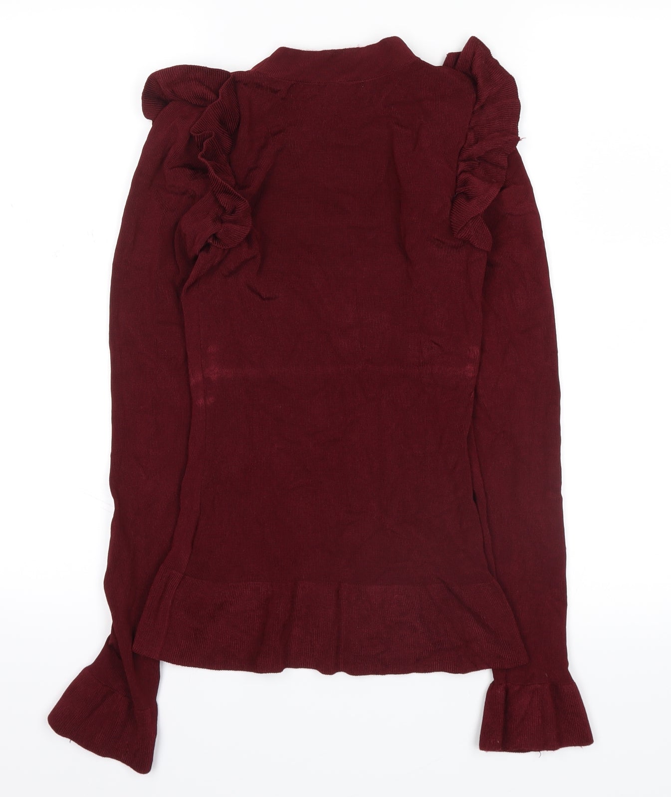 H&M Womens Red   Basic Blouse Size XS