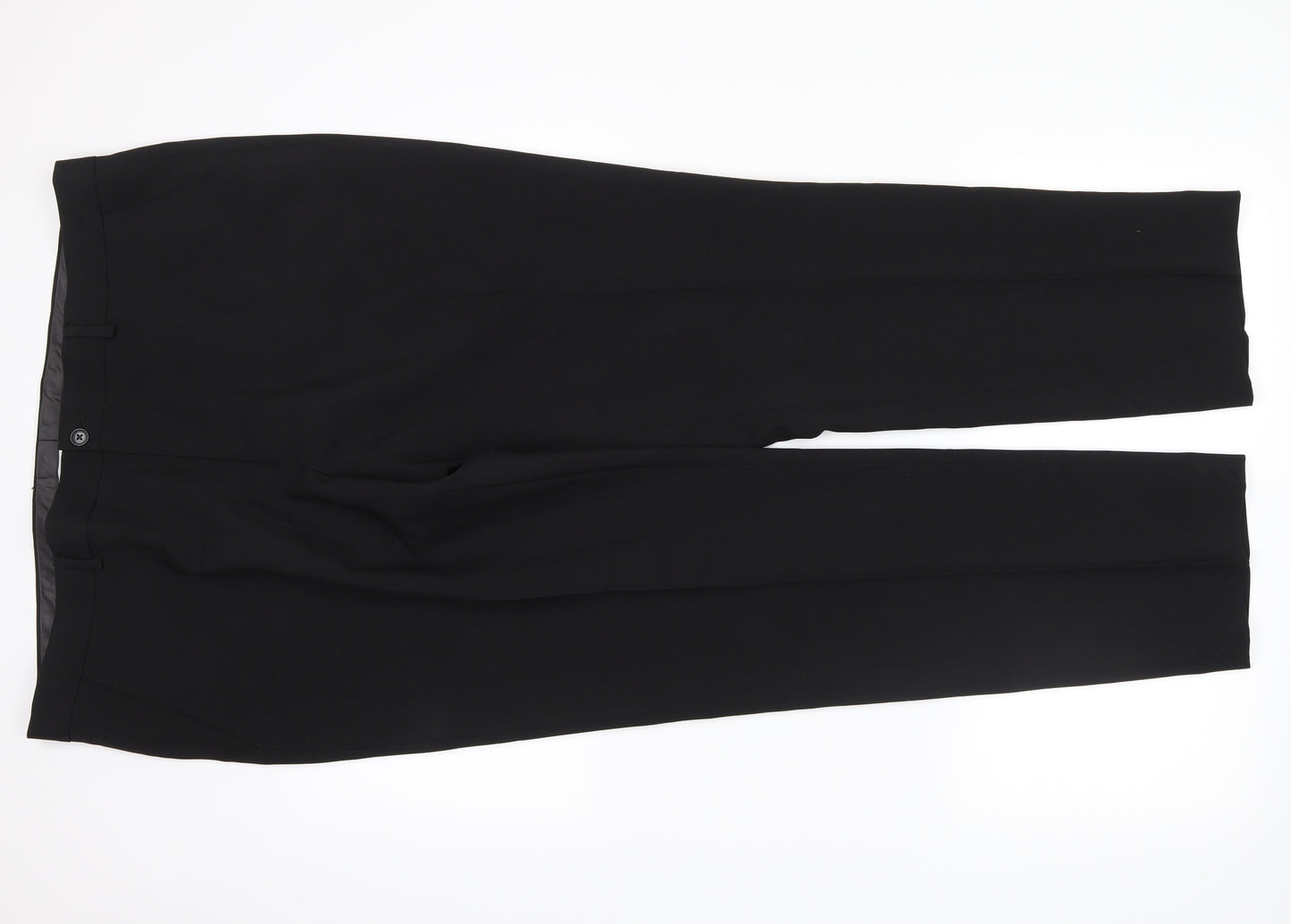 no brand Mens Black   Trousers  Size 40 in L31 in