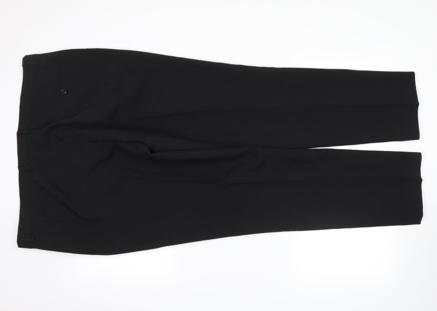 no brand Mens Black   Trousers  Size 40 in L31 in